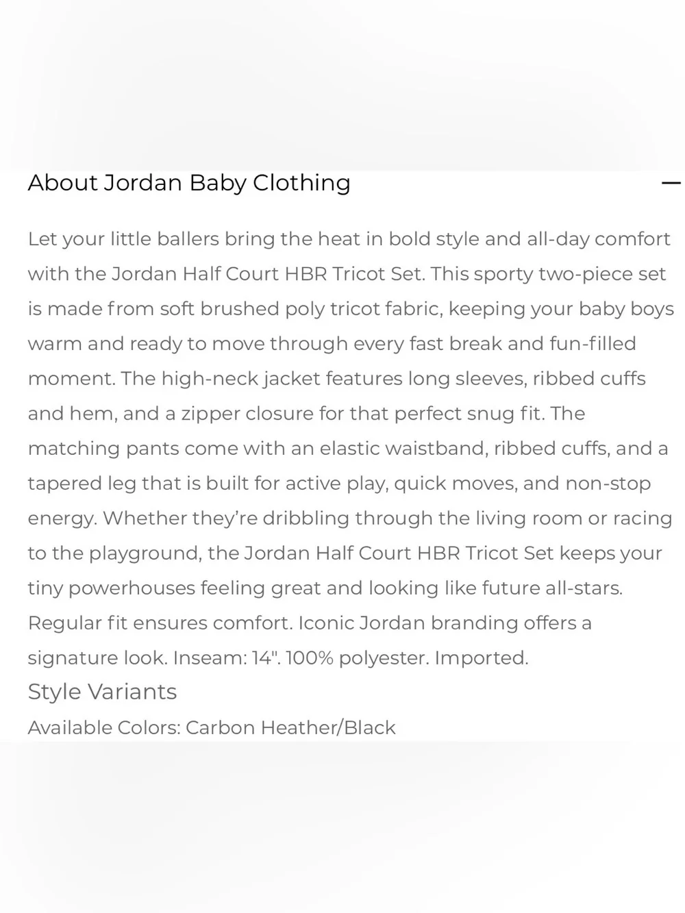 Jordan Half Court HBR Tricot Set Nike